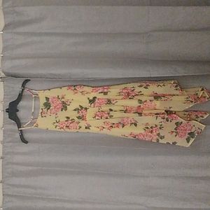 Children's place yellow floral dresssize 16